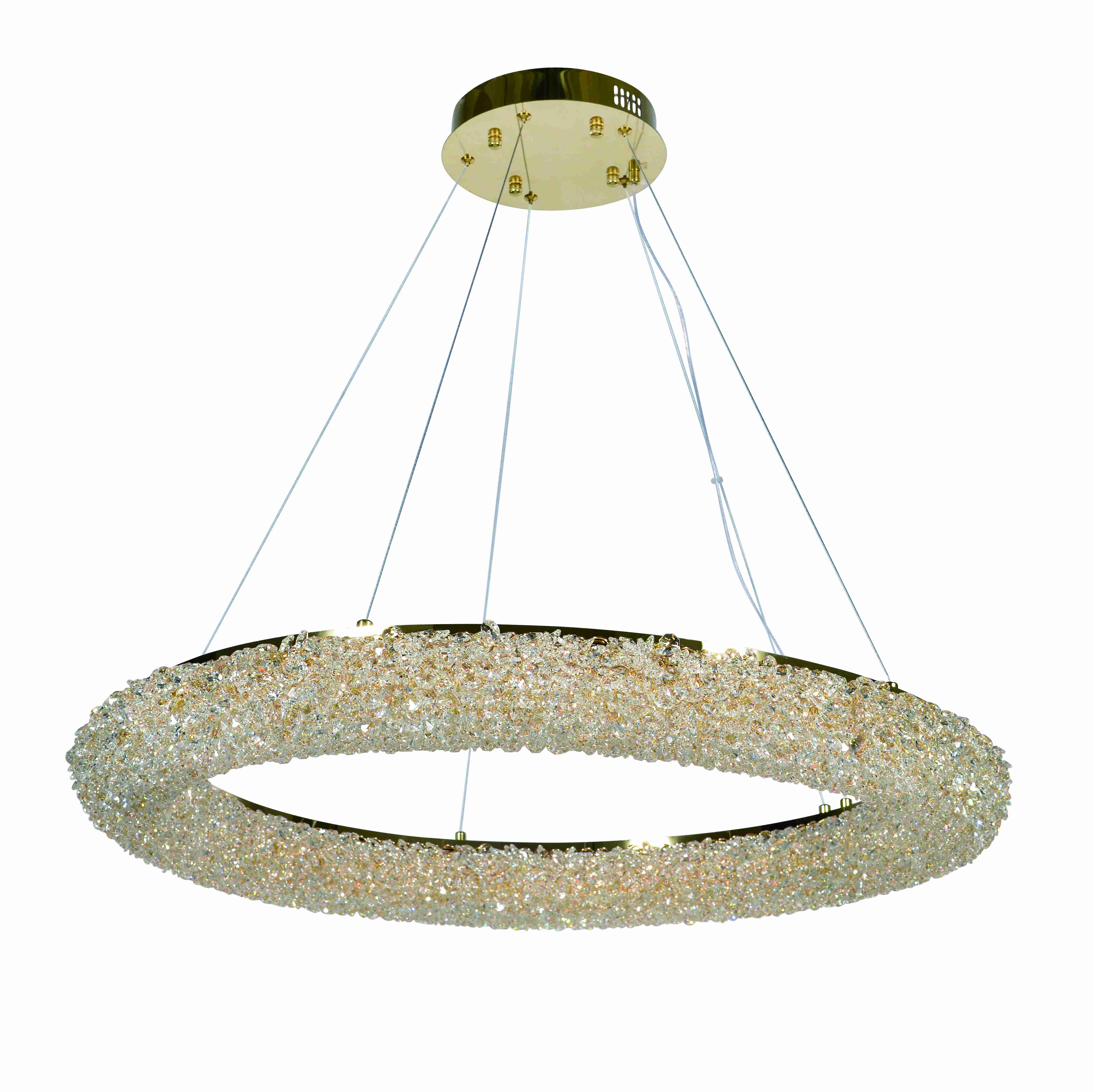 Люстра NW 2815E/70W GOLD+CLEAR (1)