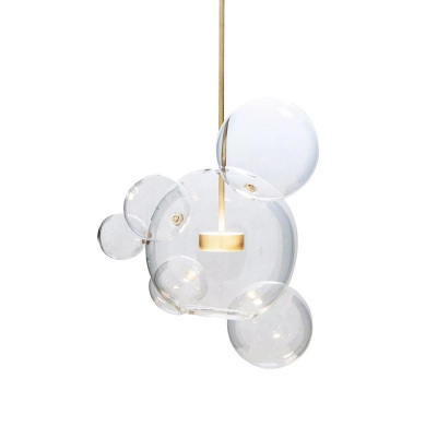 07545-6,21 Подвесной светильник ГАЛЛА прозрачный  h200 w 46*68 Led 10W 3000к