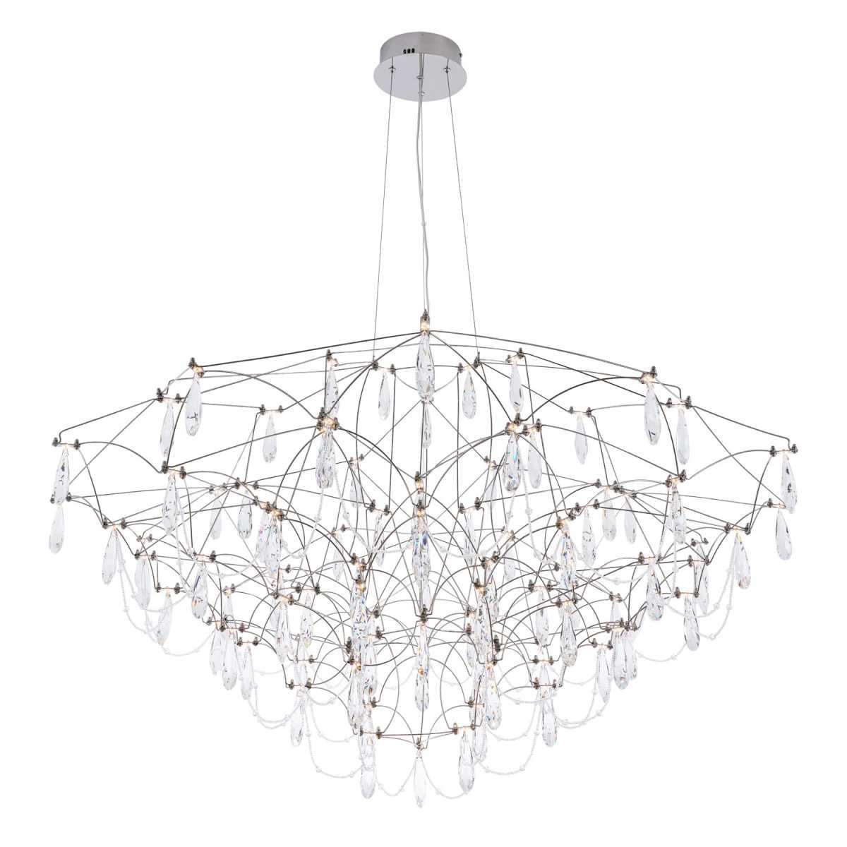 Подвесная светодиодная люстра Modelux Premium ML.5602.1200P СН