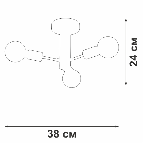 V3953-1/3PL Люстра