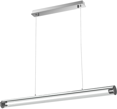 A1318SP-1CC люстра штанга - хром прозрачный / металл гальванизированный / 1xLED 1x18Вт / L91xW80xH6