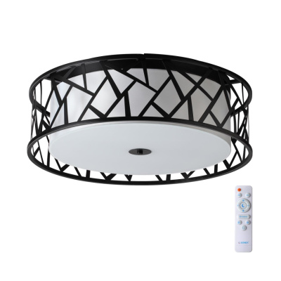 7700/60L AVRA LED SN Светильник металл/пластик/белый/черный LED 60Вт 3000-6000K D600 IP20 пульт ДУ F