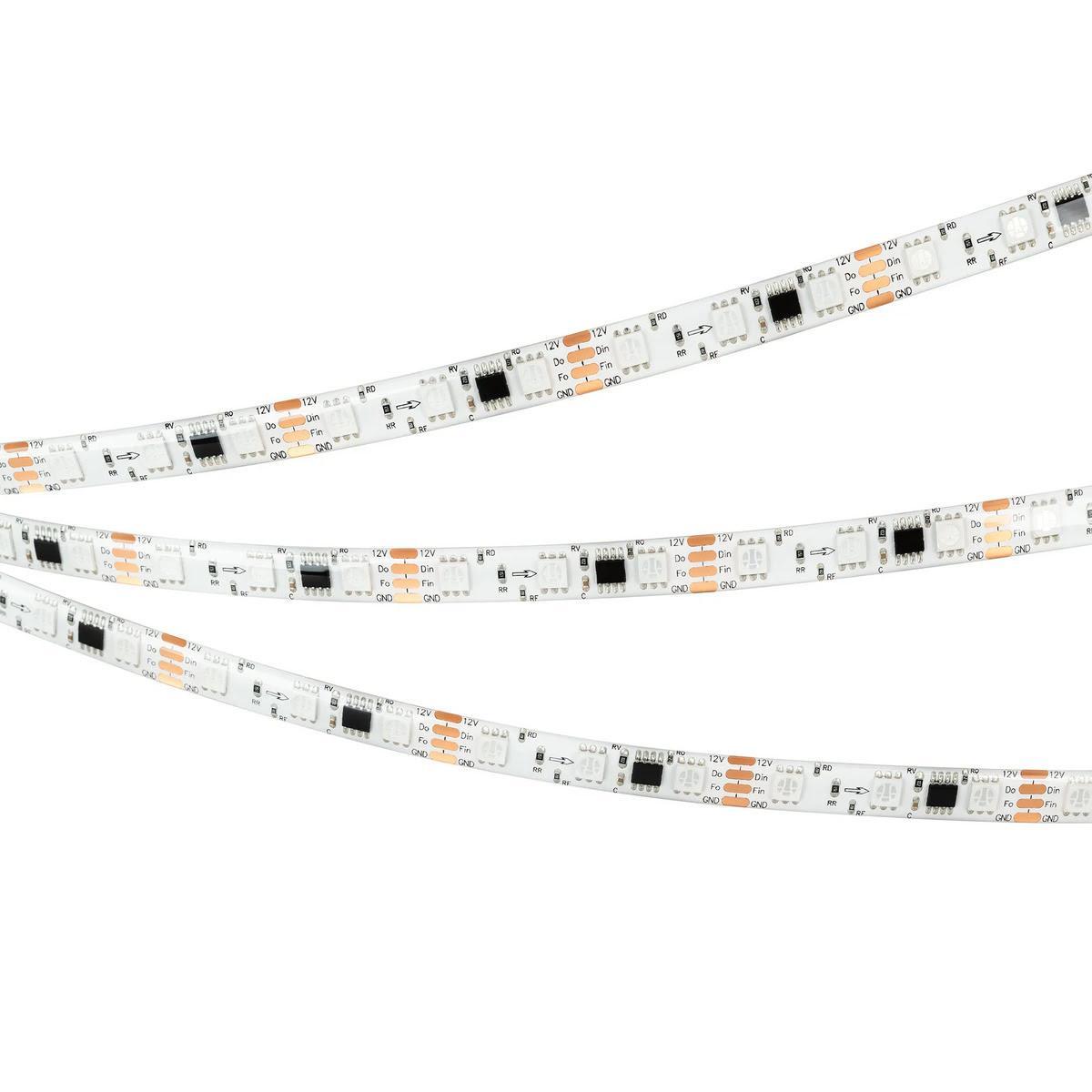 Светодиодная лента Arlight 12W/m 60LED/m 5060SMD разноцветный 5М SPI-SE-B60-10mm 12V 039597