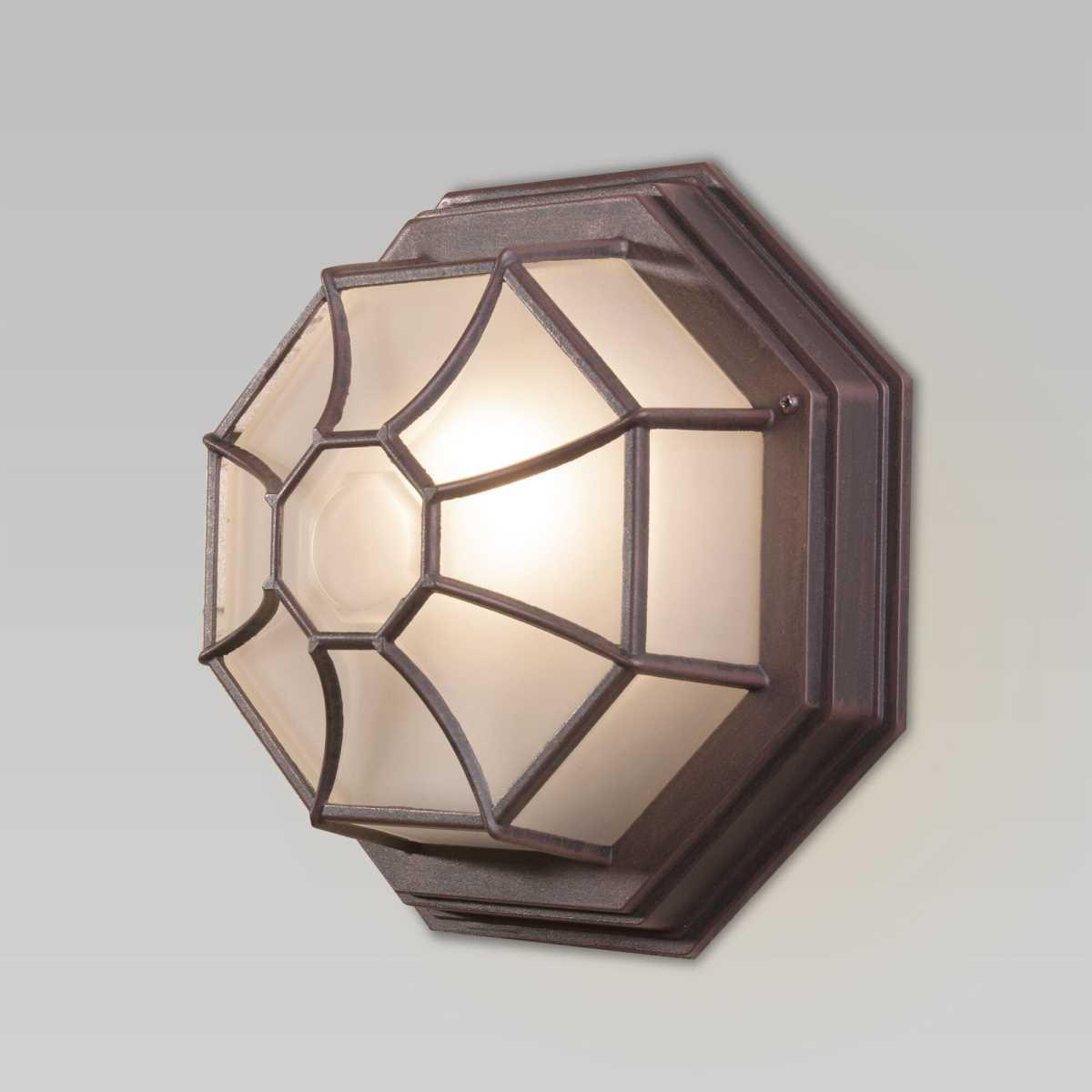 Уличный настенный светильник Elektrostandard Telarana GL 1024D капучино a043660