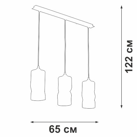 Потолочная люстра Vitaluce V4853-1/3S