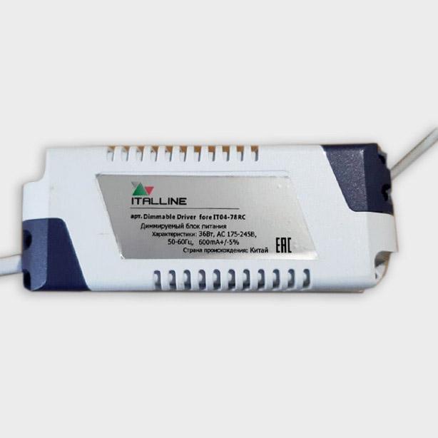 Диммируемый драйвер Italline Driver for IT04-78RC