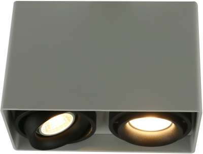 A5655PL-2WH точечный накладной - белый / алюминий / 2xGU10 2x50Вт / L18xW9xH12 / IP20