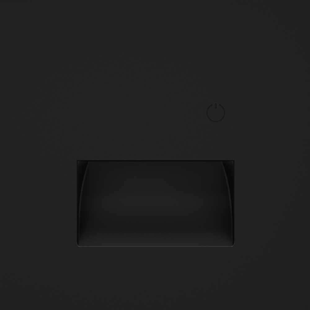 Подсветка светодиодная встраиваемая Voltum S70 с датчиком, (черный матовый) VLS070708