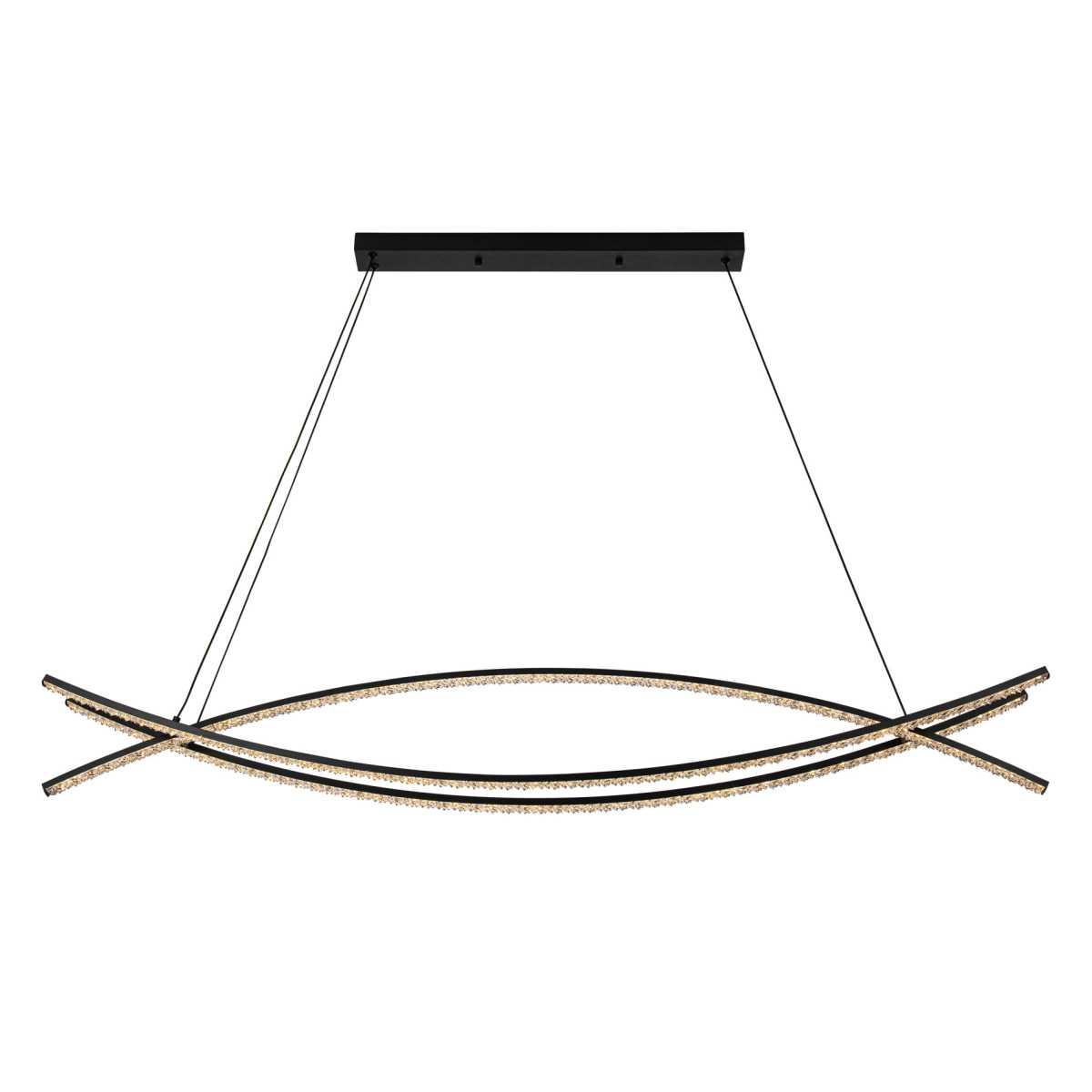 Подвесной светильник LED4U L8630-1200 BK