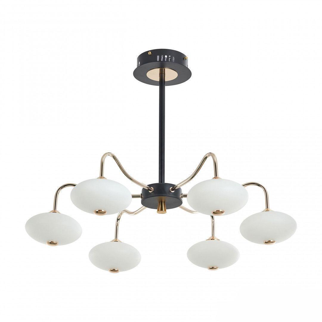 Потолочная светодиодная люстра Arte Milano Neapol73908 273908/6 BK/GD