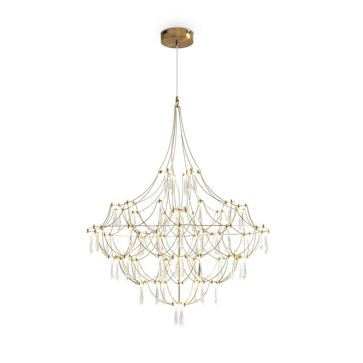 Подвесная светодиодная люстра Freya Amela FR6138PL-L44BS