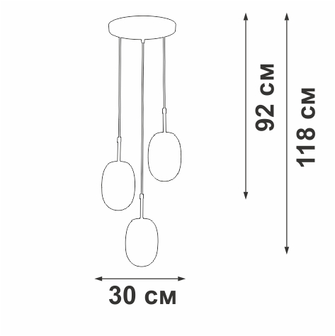 Потолочная люстра Vitaluce V28211-1/3S