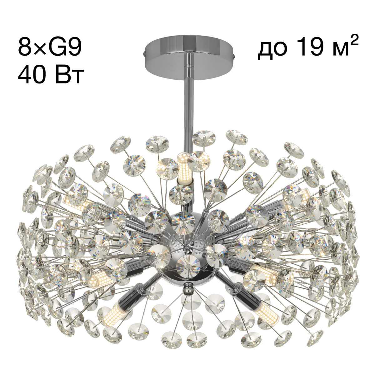 Потолочная люстра Citilux Eletto Betsy EL322CA08.1