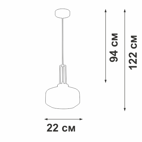Люстра Vitaluce V20530-1/1S