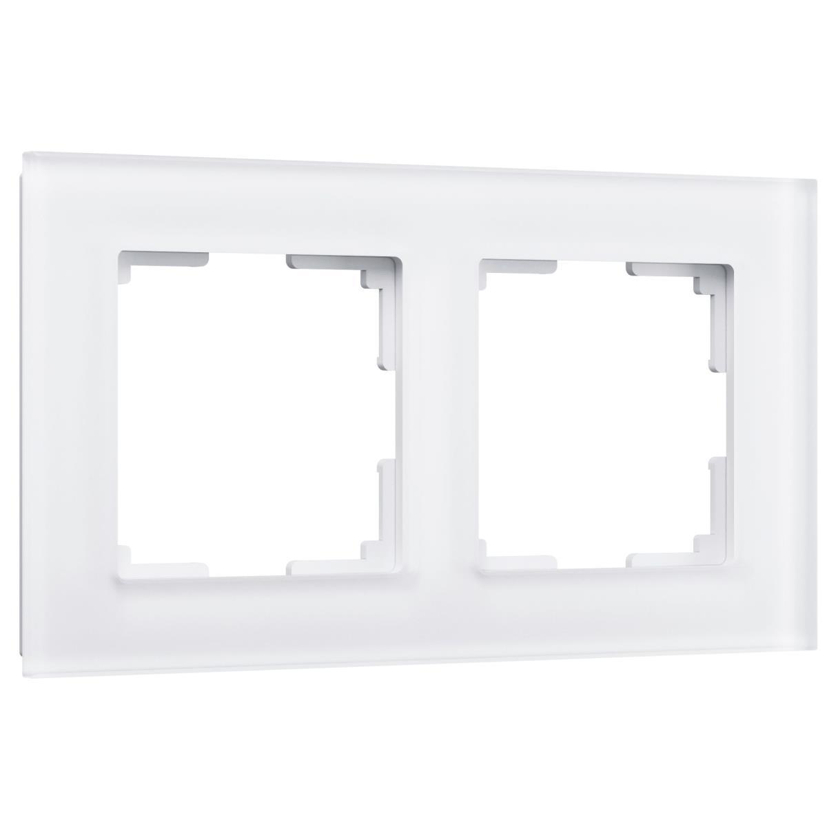 Рамка на 2 поста Werkel Favorit белый матовый W0021105 4690389159572