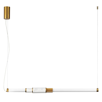 4359/14L MIDCENT ODL24 белый мрамор/антич. бронза/металл/акрил Подвесной светильник (ВЕРТ. И ГОРИЗОН