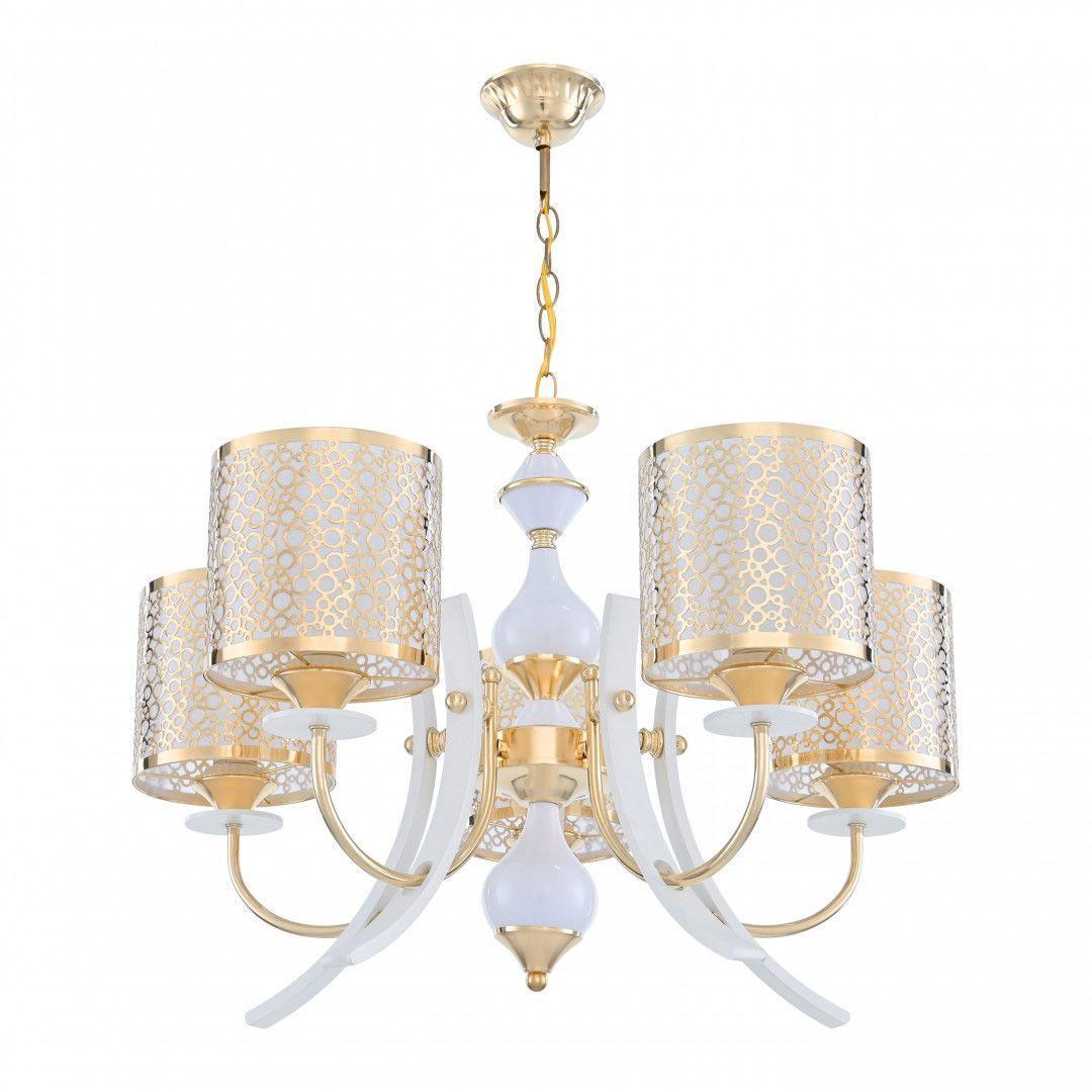 Подвесная люстра Arte Milano Florentia-6067 306067/5 Wh/Gd