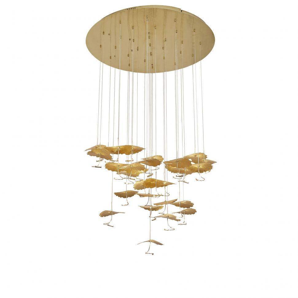Подвесная светодиодная люстра iLedex Lotus 8827P-19 BR