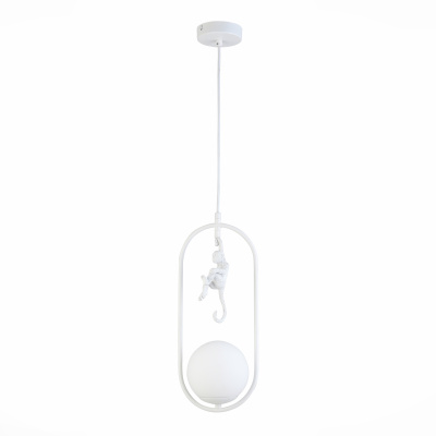 SLE115123-01 Светильник подвесной Белый/Белый E27 1*60W