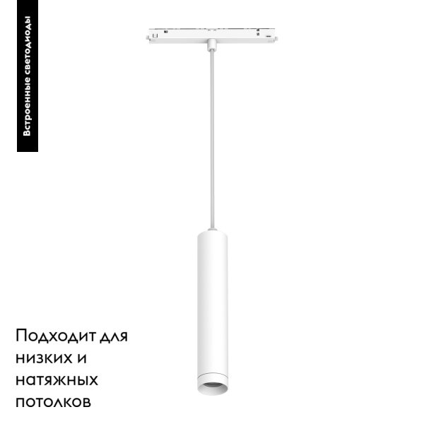 Трековый светодиодный светильник Arlight Mag-Orient-Spot-Hang-R45-12W Warm3000 035830