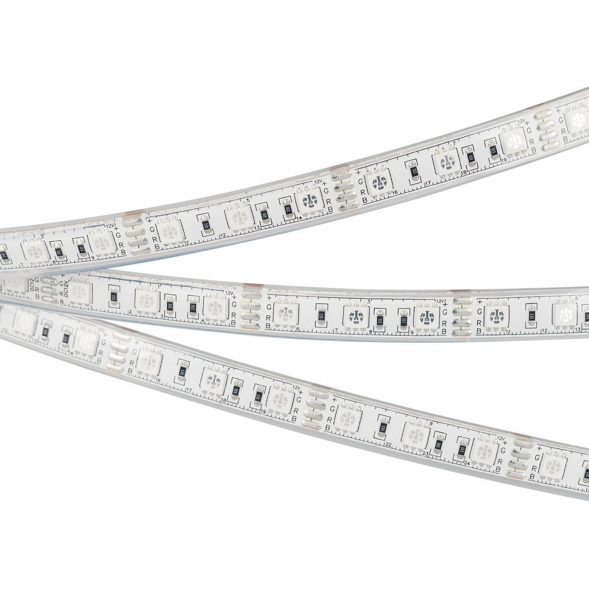 Светодиодная влагозащищенная лента Arlight 4W/m 60Led/m 5060SMD разноцветный 5M RTW-PU-B60-12.5mm 12V RGB 029599(3)