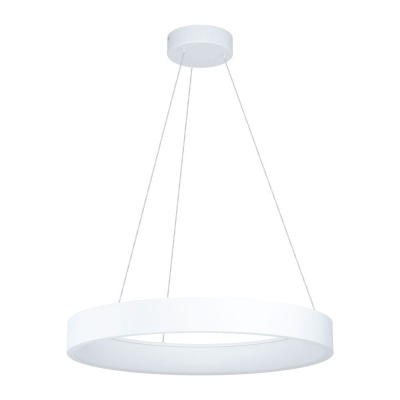 39688 Cветод. подвес CAMPO ROSSO димм., 34W(LED), Ø600, H1500, 4000lm, сталь, белый/пластик, белый