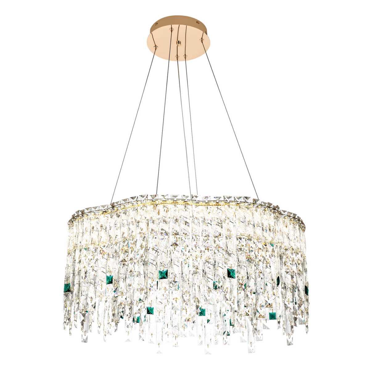 Подвесная светодиодная люстра Modelux ML.2317.700 GD