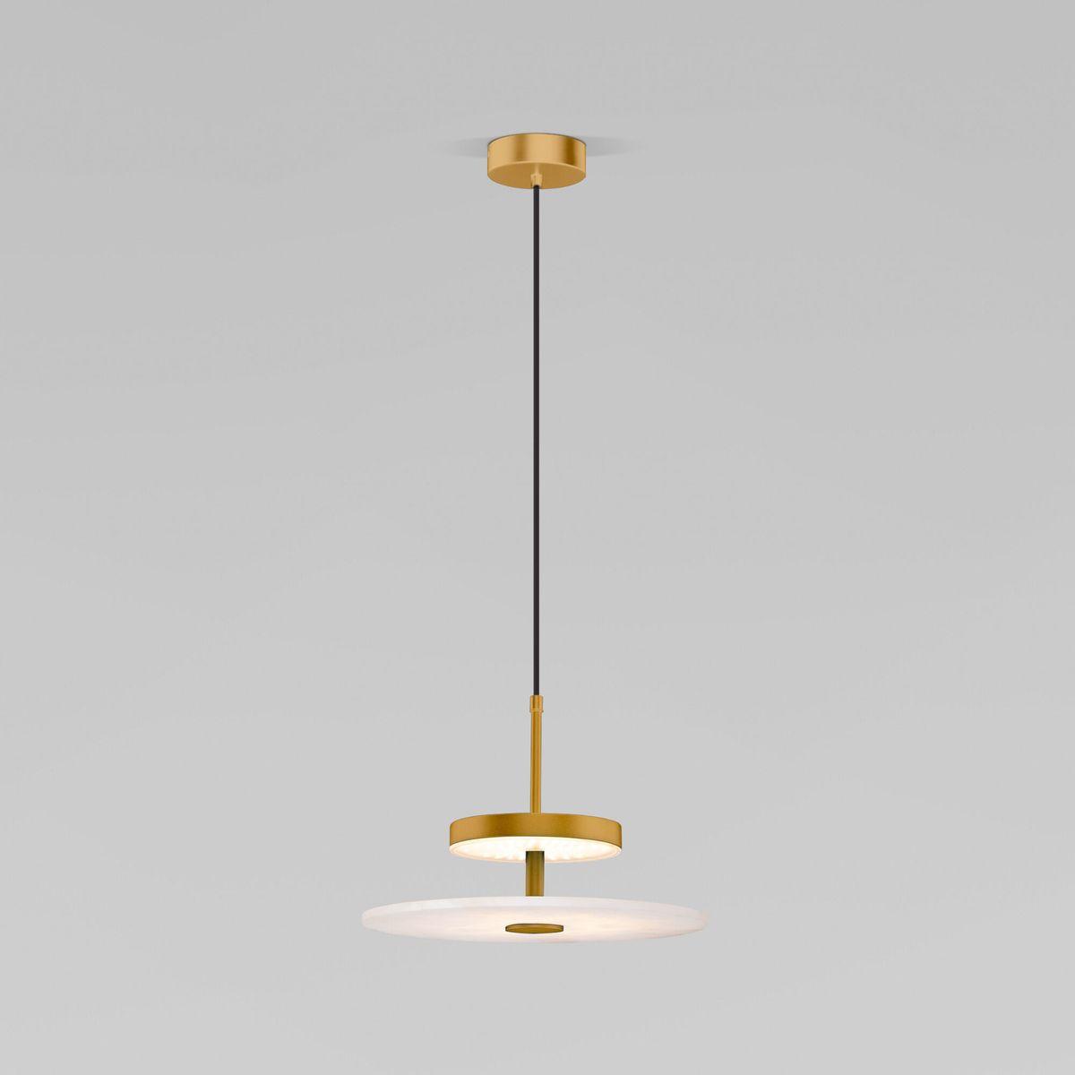 Подвесной светодиодный светильник Eurosvet Thasos 40342 LED латунь