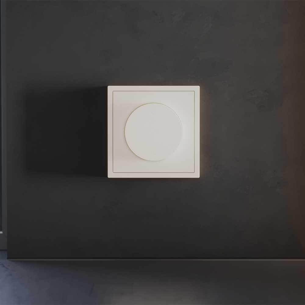 Накладка для светорегулятора поворотно-нажимного, S70 (хлопок) Voltum VLS002013