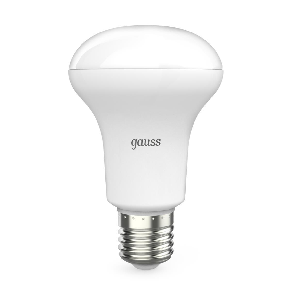 Лампа светодиодная рефлекторная Gauss E27 9W 4100K матовая 106002209