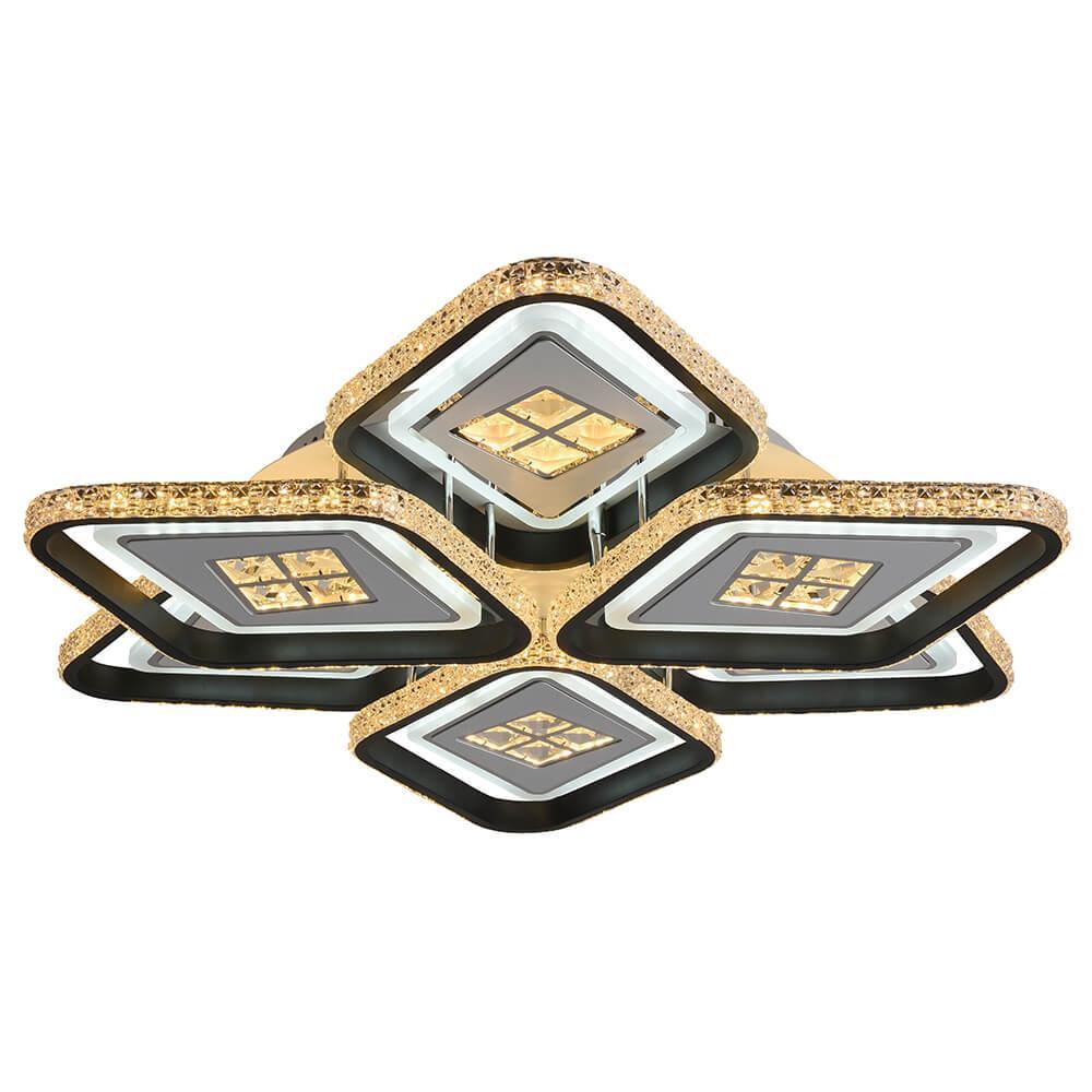 Потолочная светодиодная люстра Profit Light 8054/3+3 WHT+BLK