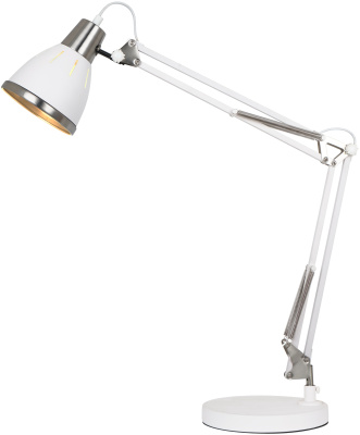 A2246LT-1WH настольная лампа - белый / металл крашеный / 1xE27 1x40Вт / L55xW21xH70 / IP20