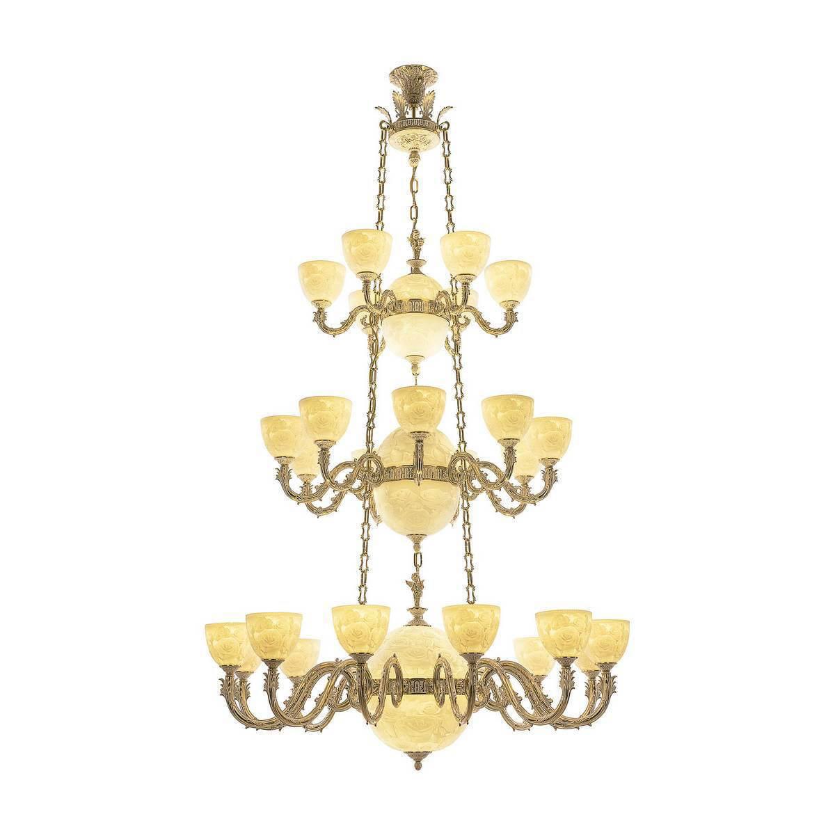 Подвесная люстра Bohemia Ivele 71001P/12+9+6/360/3d GW P1 U Rose Y8 FA10S