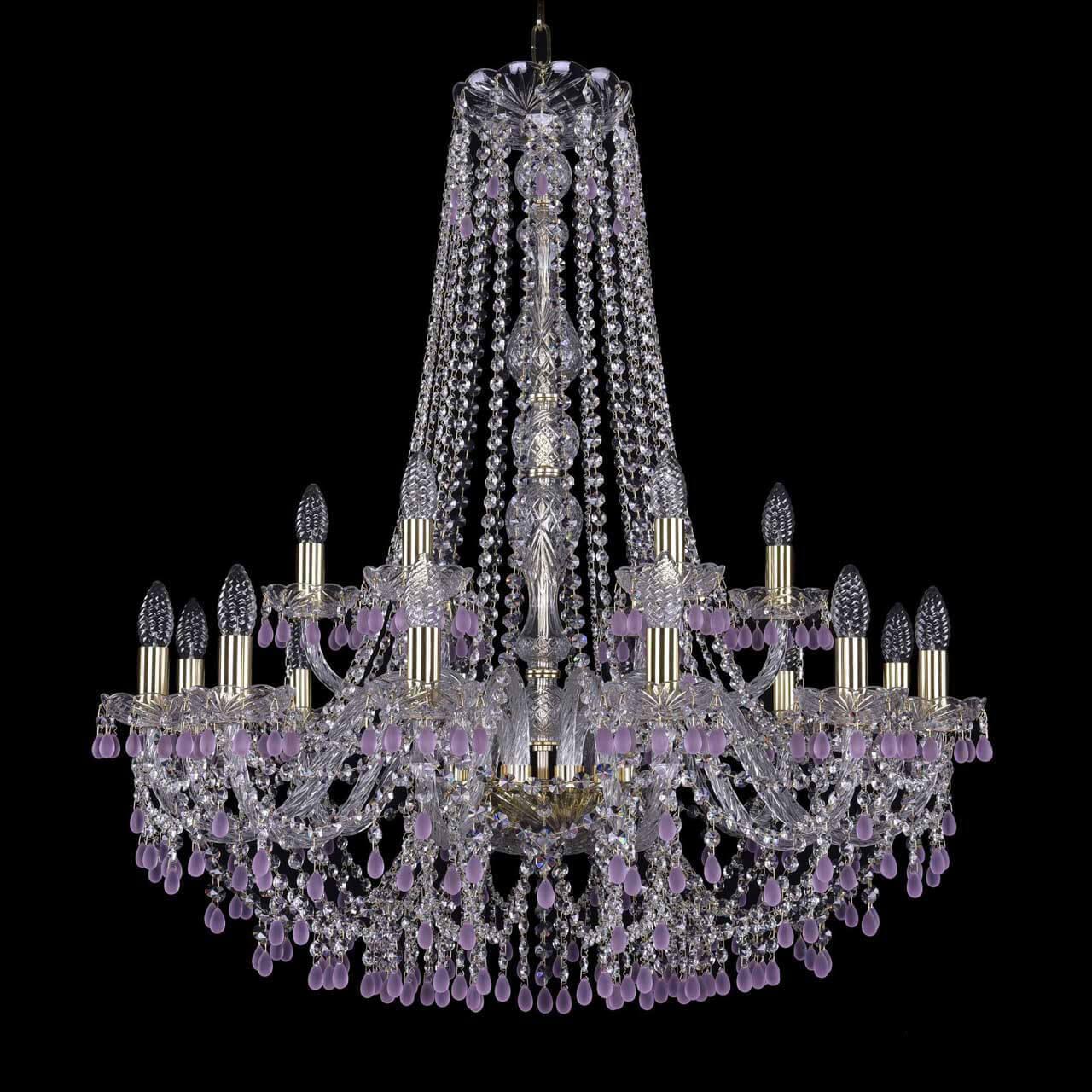 Подвесная люстра Bohemia Ivele 1410/12+6/300/h-95 G V7010