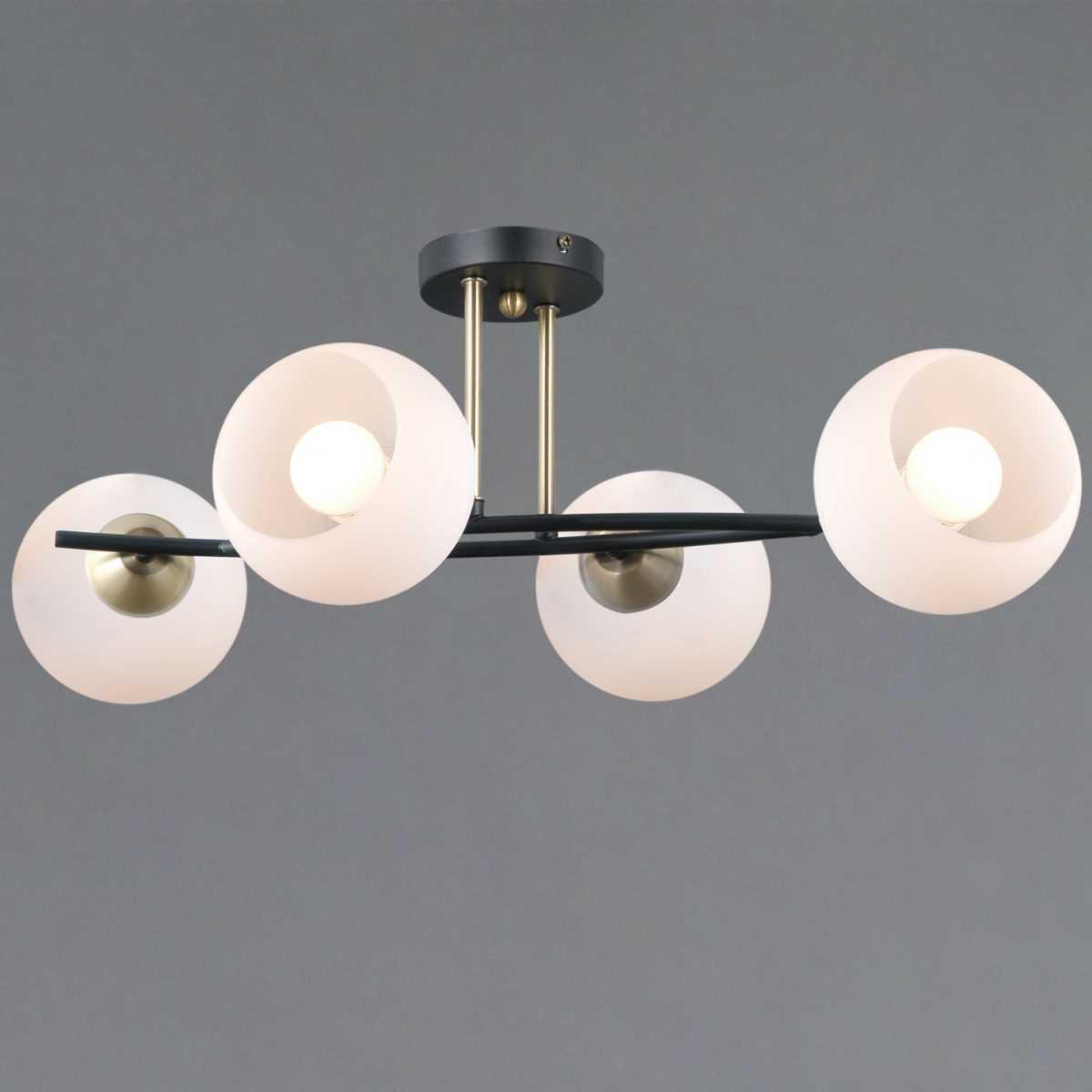 Светильник потолочный Illumico IL0798-4CSQ-25 BK AB TRENTO