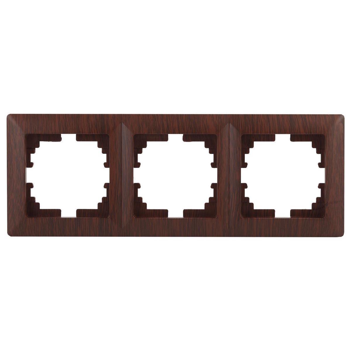 Рамка 3-постовая ЭРА Intro Solo венге 4-503-10 Б0043422