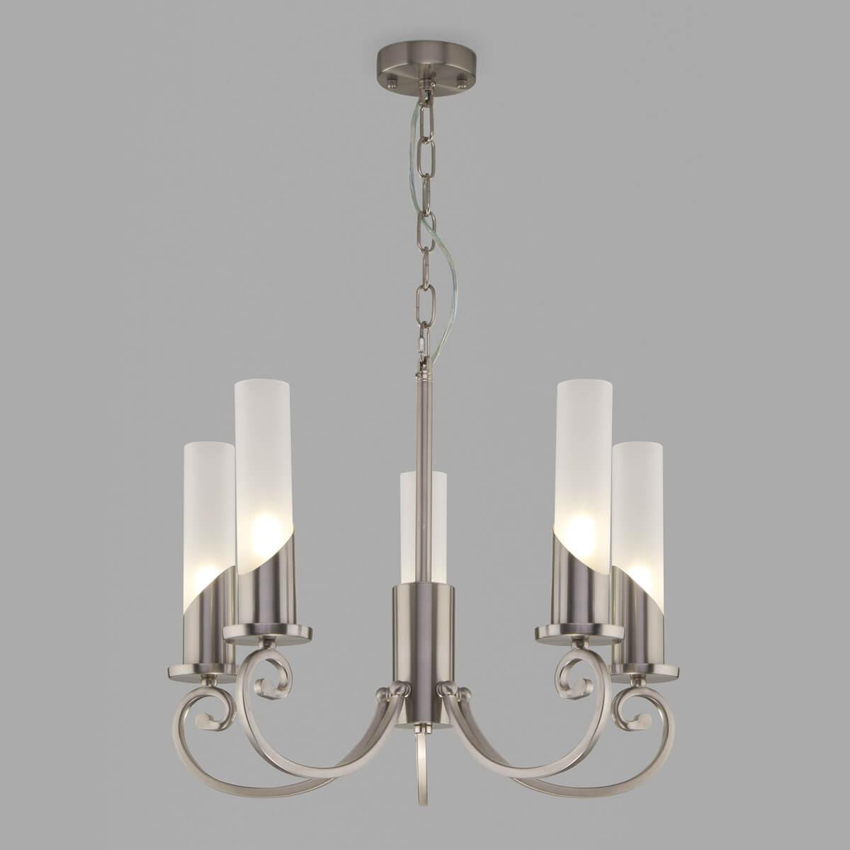 Подвесная люстра Eurosvet Banci 60117/5 никель