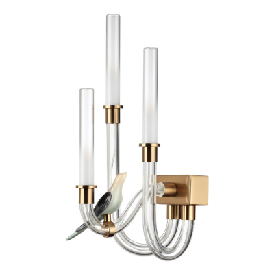 5431/6WL L-VISION ODL_EX24 11 золотой(под латунь)/белый градиент/беж./зеленый/ металл/стекло/керамик