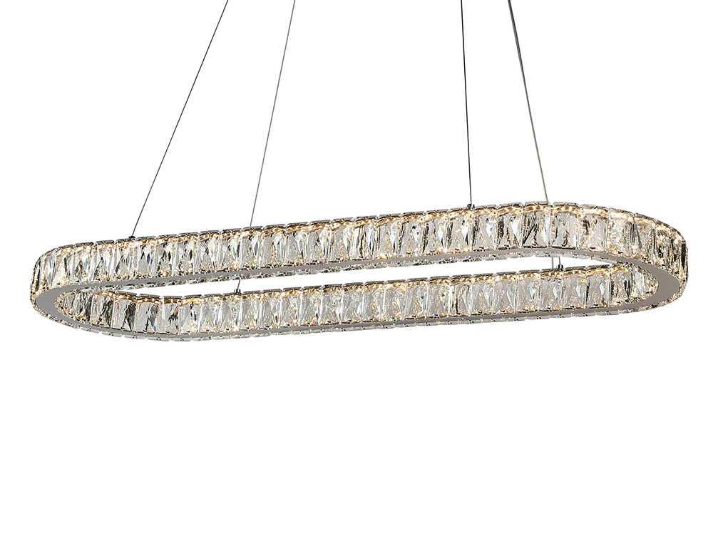 Люстра NEWPORT 8580/90 C oval chrome