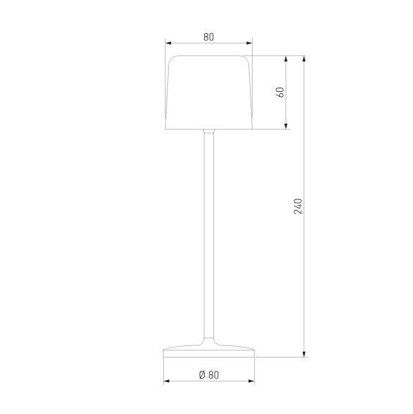 Уличный светодиодный светильник Elektrostandard Bitty черный TL70260 a069002