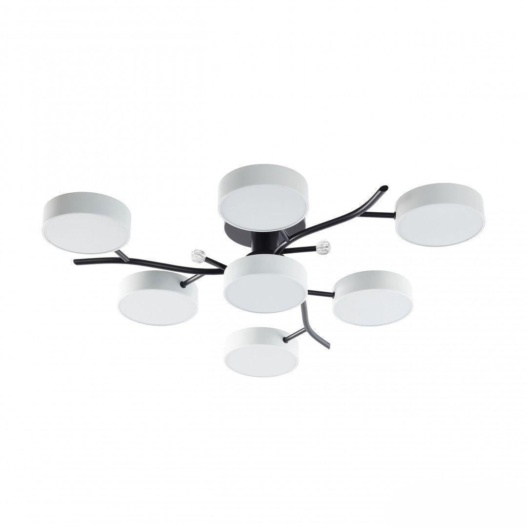 Потолочная светодиодная люстра Arte Milano Ferrara 256606/6+1 Bk/Wh