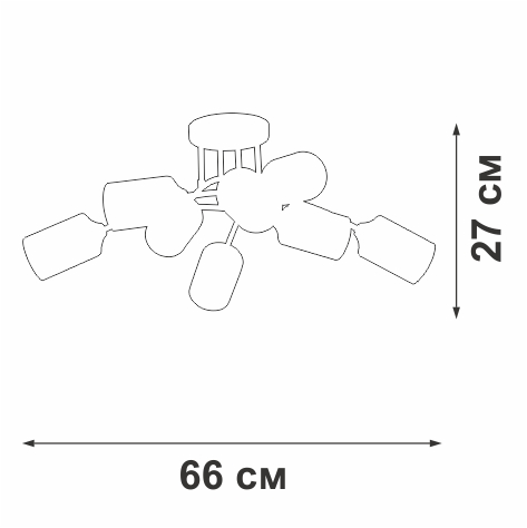Люстра Vitaluce V2047-9/8PL