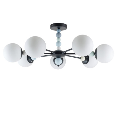 6526/7C MODERNI LN23 черный Люстра потолочная E14 7*40W 220V SUNDAY