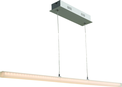 A9304SP-1WH СВЕТИЛЬНИК ПОДВЕСНОЙ  Белый / H3xW7xL100 / 23W,1xLED / 1850lm 3000K CRI≥80