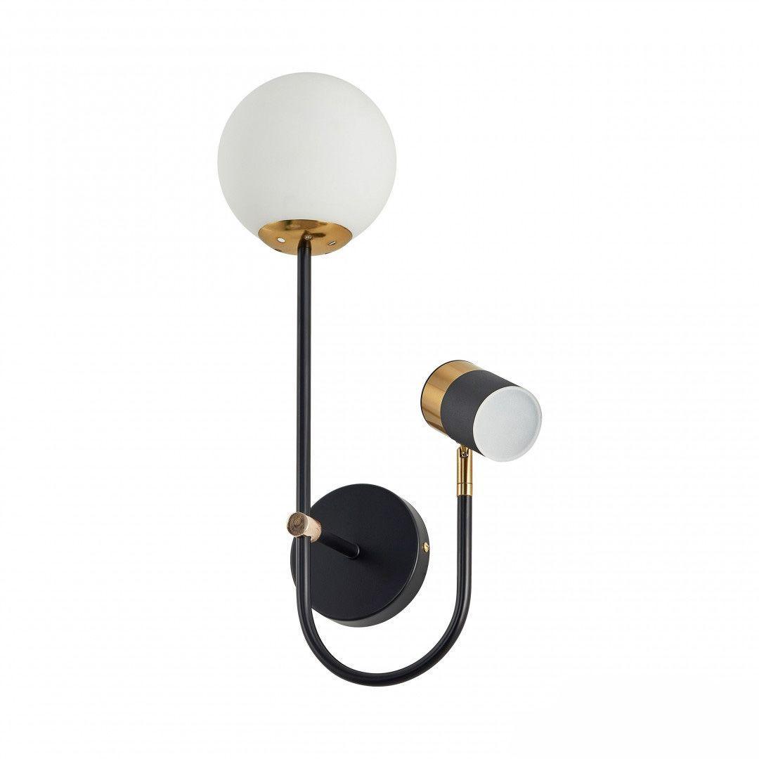 Бра Arte Milano Ferrara71040 274802/1+1B BK/GD