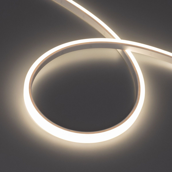 Светодиодная лента герметичная WAVE-TOP-PU-A144-10x10mm 24V Warm3000 (5 W/m, IP68, 5m, wire x2) Arlight 052434