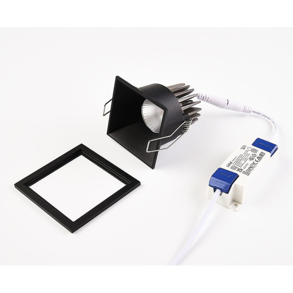 Встраиваемый светильник Italline IT06-6020 black 3000K + IT06-6021 black