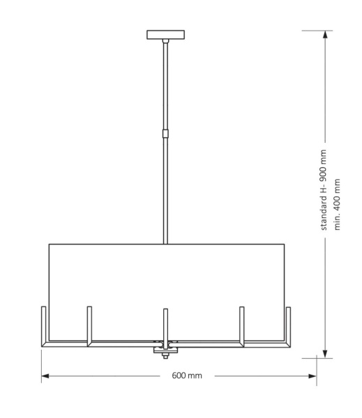 Подвесная люстра KUTEK MOOD Nemi NEM-ZWD-5(Z)