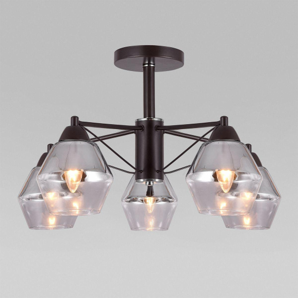 Потолочная люстра Eurosvet Takara 70135/5 кофе