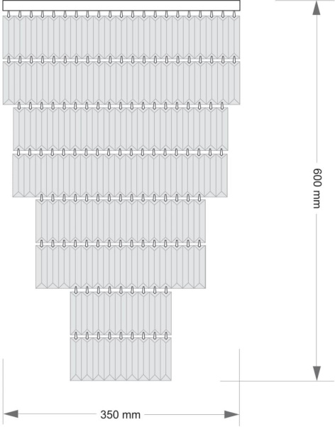 Потолочная люстра KUTEK ELLINI ELL-PLM-6(BN)350/II